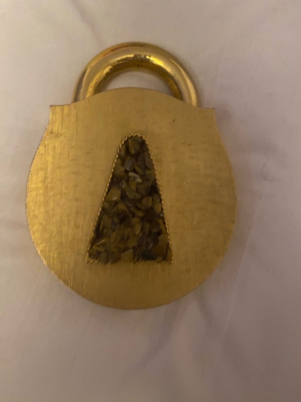 Gold Decorative Padlock Accent - Home Accent Decor